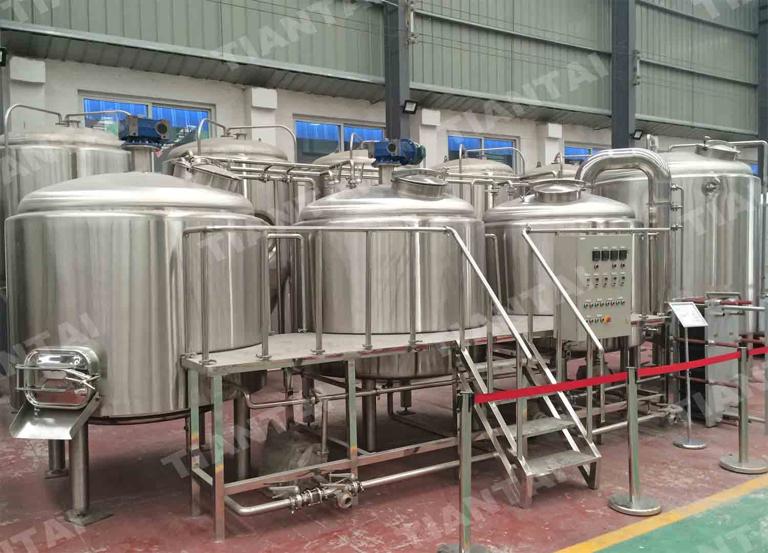 2000L beer brewery system